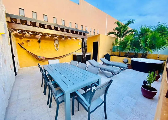 Lunada Ph With Private Rooftop And Jacuzzi By Caribe Rentas Apartment Playa del Carmen